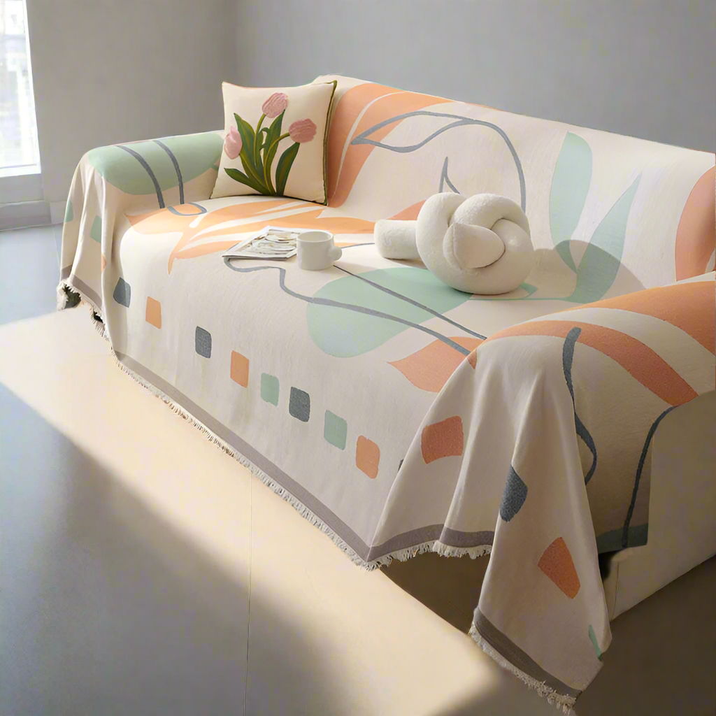 Rich Leaves Sofa Cover