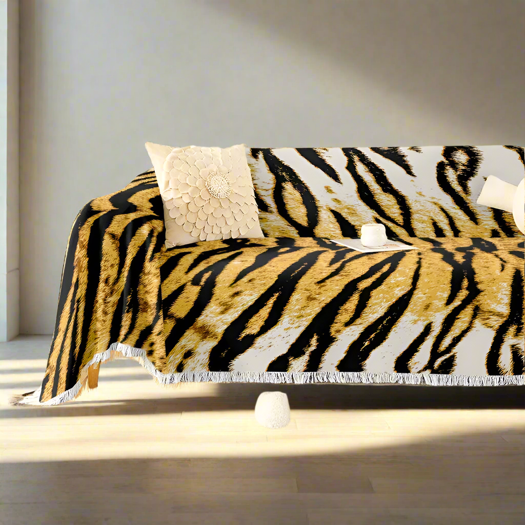 Striking Tiger Sofa Cover