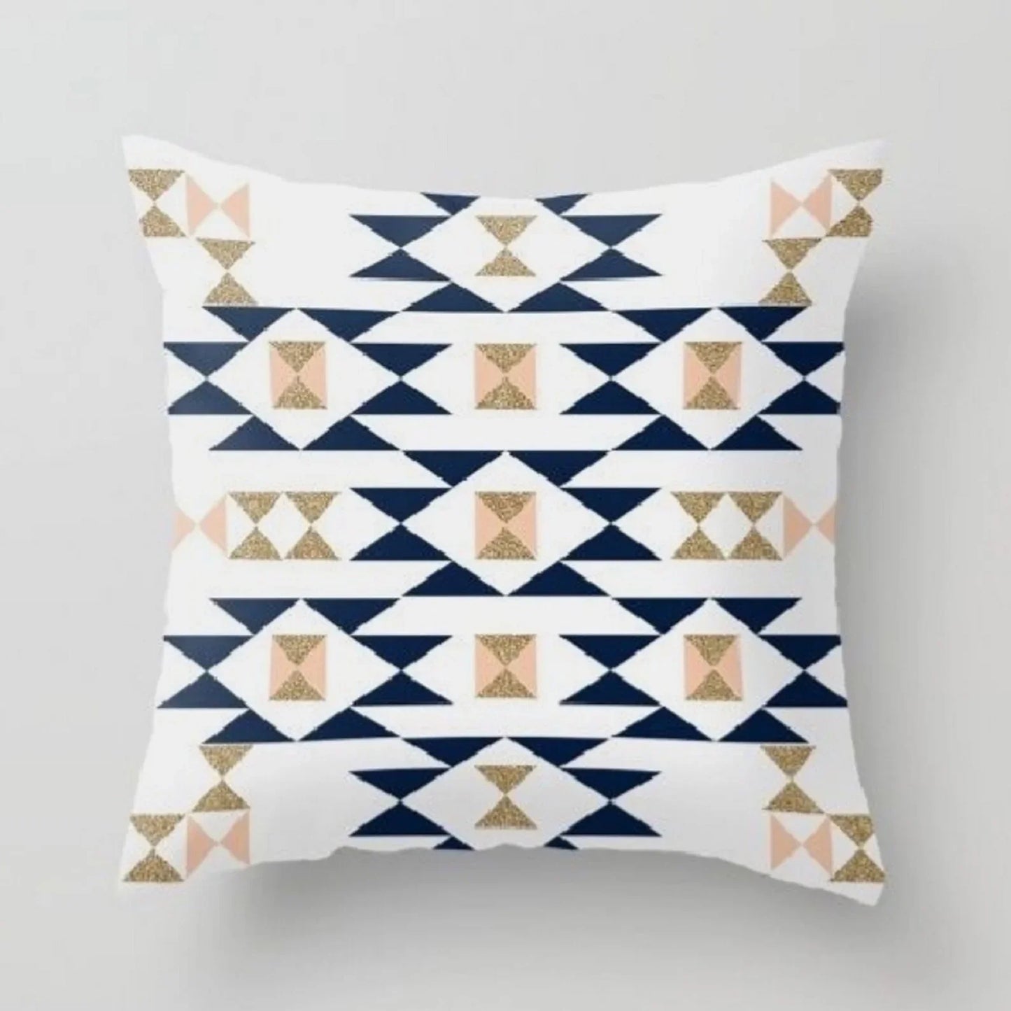 Aztec Black Cushion Cover (Pack of 4)