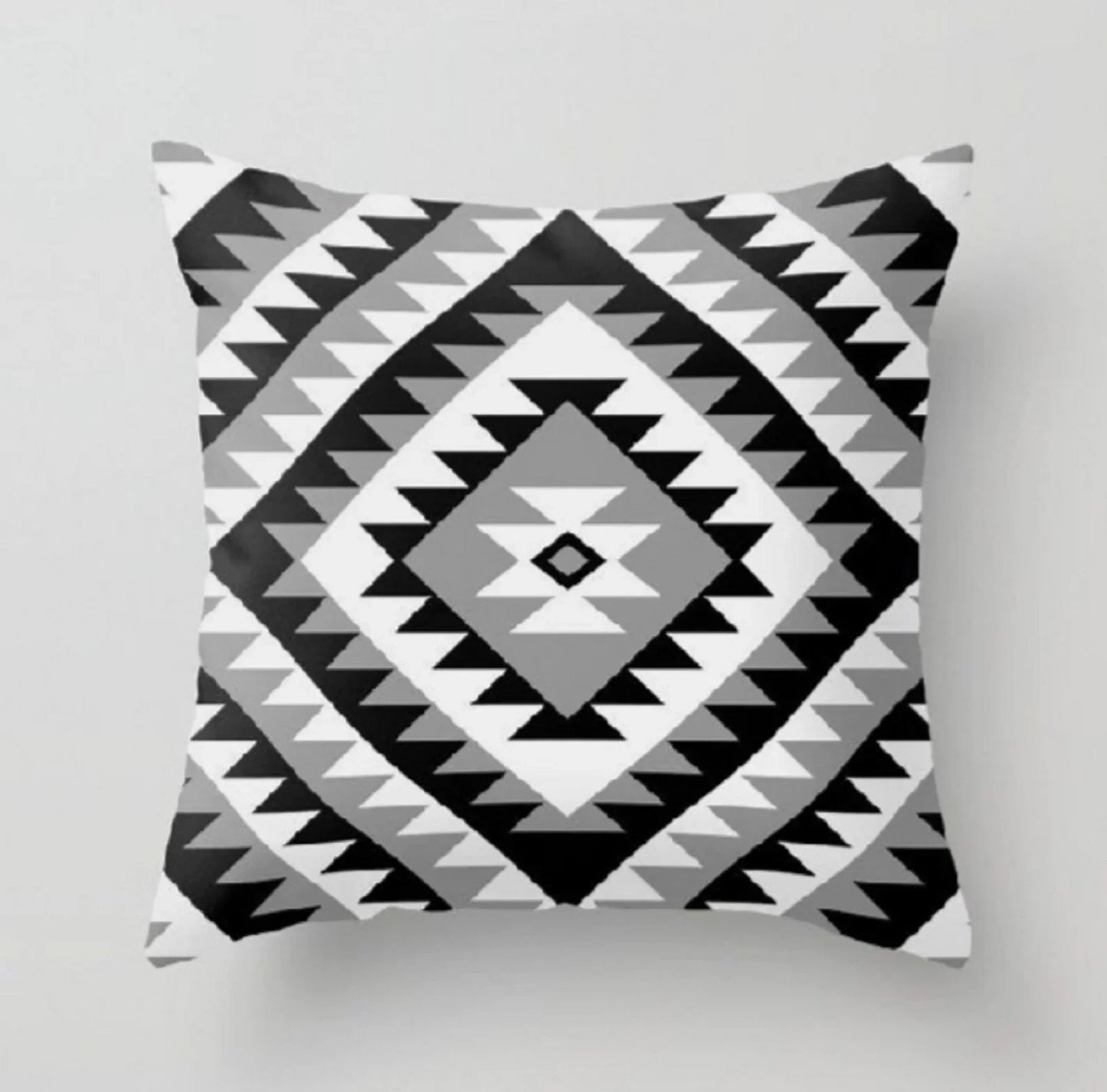 Aztec Black Cushion Cover (Pack of 4)