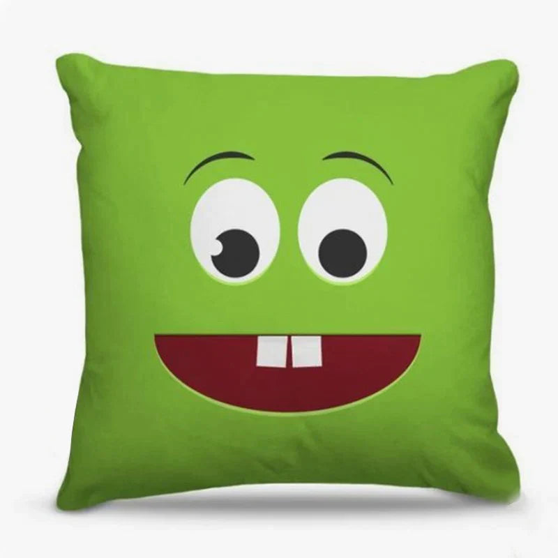 Funny Emoji Cushion Covers (Pack of 5)