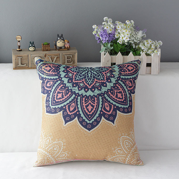 Mediterranean Art Cushion Covers Pack of 4